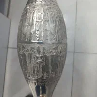 گلدان نقره عیار ۸۴|کلکسیون اشیاء عتیقه|مهریز, |دیوار