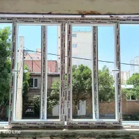 درب و پنجره دو جداره upvc کریمی