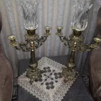 شمعدون برنز کاملا سالم ودرحدنو|صنایع دستی و سایر لوازم تزئینی|تهران, شهرک چیتگر|دیوار