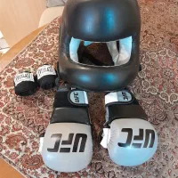 دستکش ام ام ای mma کلاه آتل دار بوکس و باند بوکس