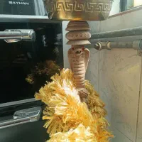 قلیان چوب زرد|کلکسیون اشیاء عتیقه|ایلام, |دیوار