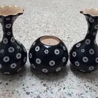 گلدان و شمعدان وارمر میناکاری