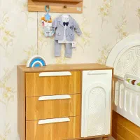 سرویس چوب نوزاد|تخت و صندلی بچه|تربت‌حیدریه, شهرک ولیعصر|دیوار