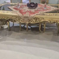میز نهارخوری 8 نفره سلطنتی ورق طلا|میز و صندلی غذاخوری|مشهد, نیروی هوایی|دیوار