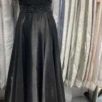 لباس مجلسی زیبا ساتن شیشه ای