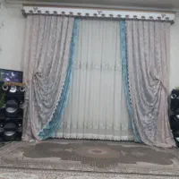 پرده با کتیبه سالم|پرده، رانر، رومیزی|آبیک, |دیوار