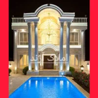 6791/کاخ ویلاتریبلکس /روف گاردن باویودریاانزلی