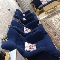 مبل سلطنتی راحتی با میز وعسلی|مبلمان خانگی و میز عسلی|فولادشهر, C4|دیوار