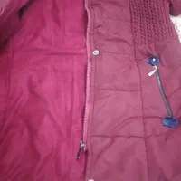 کاپشن زرشکی مناسب سنین ۷ تا ۹ سال