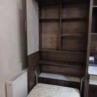 تخت کمجا تاشو با تشک ، ساخت سفارشی|تخت و سرویس خواب|کرج, مهرویلا شمالی|دیوار