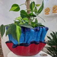 گلدان دست ساز با انتخاب رنگ و سایز دلخواه|صنایع دستی و سایر لوازم تزئینی|لنگرود, |دیوار