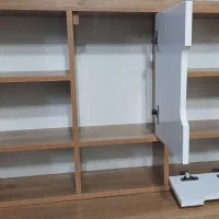 میز آرایشی و کتابخانه مینیمال|تخت و سرویس خواب|شهر بابک, |دیوار