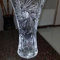 گلدان کریستال خارجی تراش نو استفاده نشده