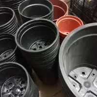 گلدان های پلاستیکی و ژله ای نو