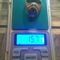 انگشتر نقره یاقوت