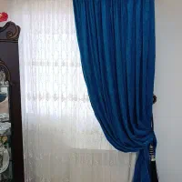 پرده پذیرایی مجلسی نو بهمراه پرده در بالکن