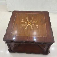 میز پذیرایی و عسلی چوبی ست  ۵تیکه