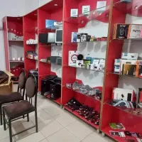 قفسه ام دی اف و ویترین و اسپیلت و صندلی