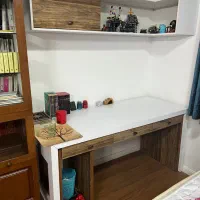 میز کامپیوتر کتابخانه دار|مبلمان اداری|مشهد, کلاهدوز|دیوار