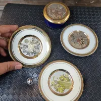 بشقابهای ژاپنی طلا و نقره