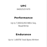 اس اس دی 2TB آمریکایی Sabrent مناسب PS5-PC|قطعات و لوازم جانبی رایانه|قم, بکایی|دیوار