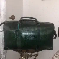 ساک مسافرتی چرم طبیعی دست دوز در دو طرح جذاب