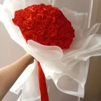 دسته گل روبان بزرگ هدیه|گل مصنوعی|تهران, افسریه جنوبی|دیوار