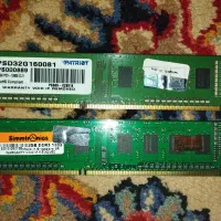 دو عدد رم 2 گیگ ddr3