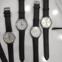 ساعت مچی چرمی قاب استیل لدفورت