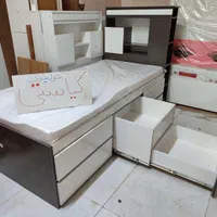 تخت یک نفره تخت یک نیم نفره ستایش|تخت و سرویس خواب|مشهد, گلبرگ شمالی|دیوار