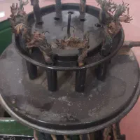 چراغ ده فیتیله قدیمی و عتیقه|بخاری، هیتر، شومینه|مشهد, امیر المومنین|دیوار