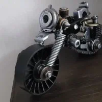 مجسمه موتور دست ساز