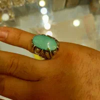 انگشتر فیروزه رکاب نقره