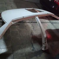 سقف و ستون دنا پلاس و قطعات بدنه بیرنگ وانت نیسان