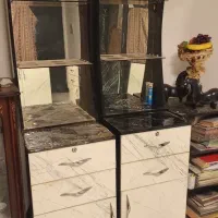 کمد و آینه / سرویس آرایشگاه