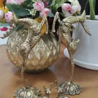 آینه شمعدون برنج اصل|آینه|کهریزک, |دیوار