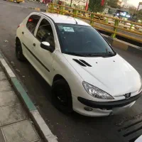 پژو206تیپ دو درحد خشک مدل ۹۶
