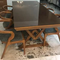 ناهارخوری ۶ نفره راش گرجستانی کم‌کارکرد