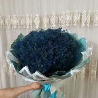 دسته گل بزرگ سورمه ای