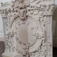 ساعت چوبی cncشده