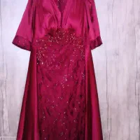 لباس مجلسی نو زرشکی