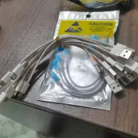 کابل کوتاه شارژر آیفون و سامسونگ