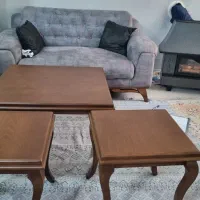 میز جلو مبلی چوب