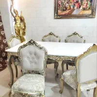 غذاخوری6نفره سلطنتی فقط امروز میزکاملا رایگان میدم