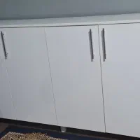 کابینت سفید جنس ملامینه ۴ در