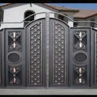 آهنگری درب وپنجره آهنی اسکلت شیروانی نما فلزی
