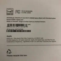 اپل 11 اینچ مدل iPad Pro 2024 ظرفیت 256 گیگابایت