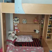 تخت دو طبقه در حد نو|تخت و سرویس خواب|رباطکریم, مسکن مهر آبشناسان|دیوار