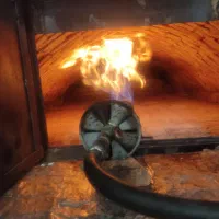 فر آجری چرخ دار