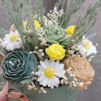 باکس گل شمعی یک هدیه جاویدان برای عزیزترینها|صنایع دستی و سایر لوازم تزئینی|تهران, صد دستگاه|دیوار